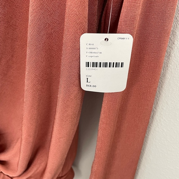 NWT FREE PEOPLE Turnt Bodysuit in Copper - Picture 6 of 13